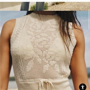 Zara romantic knit top
